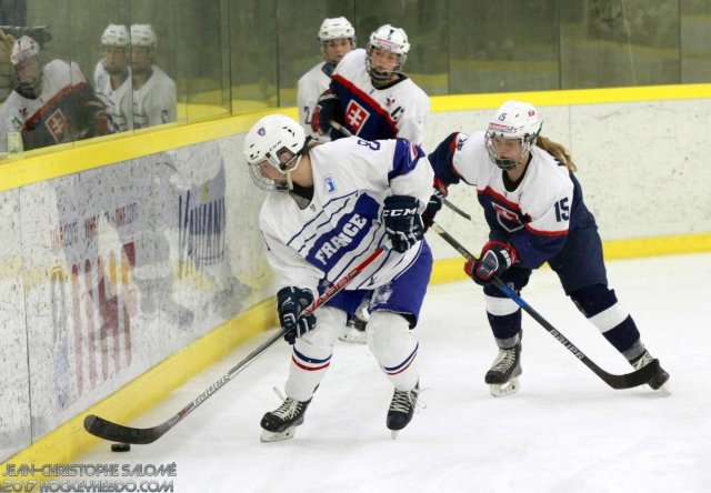 Photo hockey reportage Le sacre des françaises
