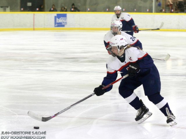 Photo hockey reportage Le sacre des françaises