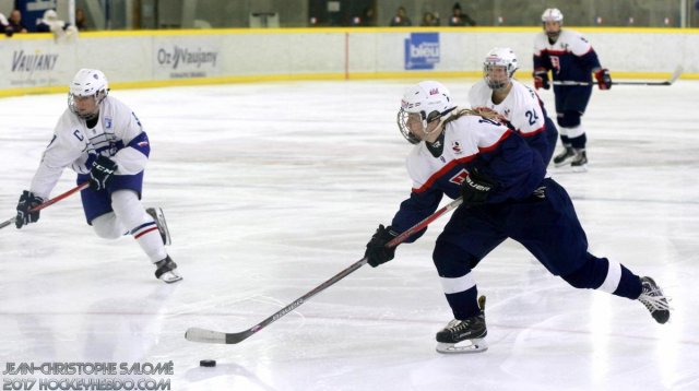 Photo hockey reportage Le sacre des françaises