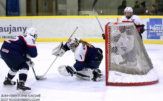 Photo hockey reportage Le sacre des françaises