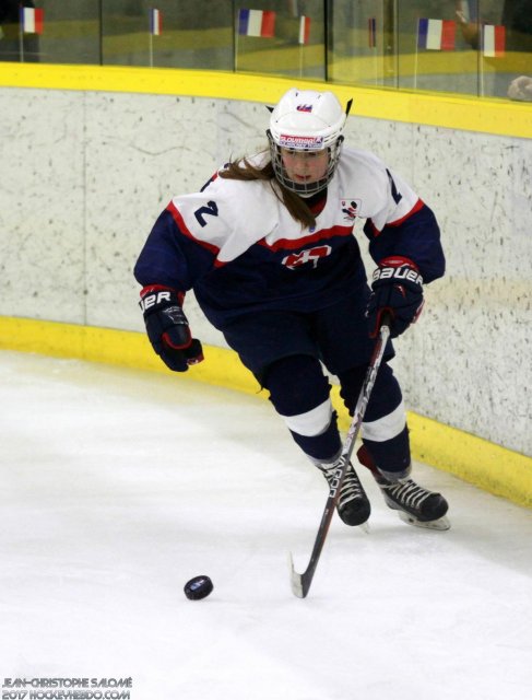 Photo hockey reportage Le sacre des françaises