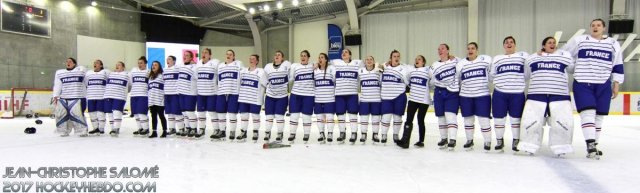 Photo hockey reportage Le sacre des françaises