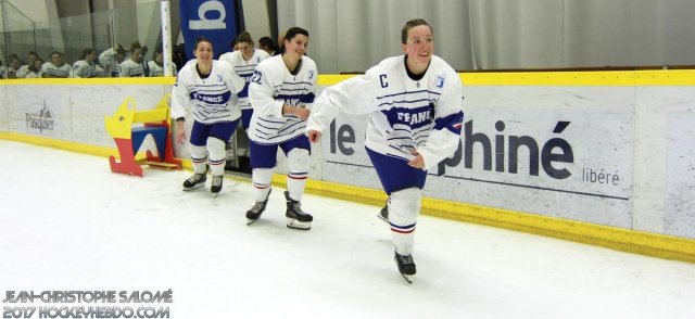 Photo hockey reportage Le sacre des françaises