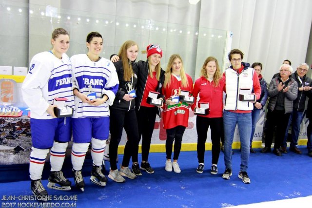 Photo hockey reportage Le sacre des françaises