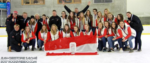 Photo hockey reportage Le sacre des françaises