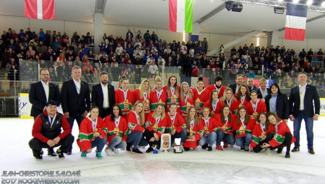 Photo hockey reportage Le sacre des françaises