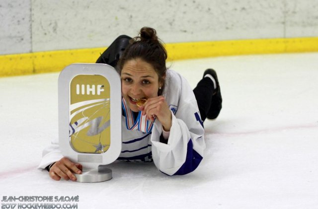 Photo hockey reportage Le sacre des françaises