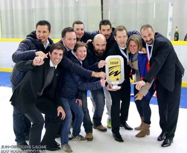 Photo hockey reportage Le sacre des françaises