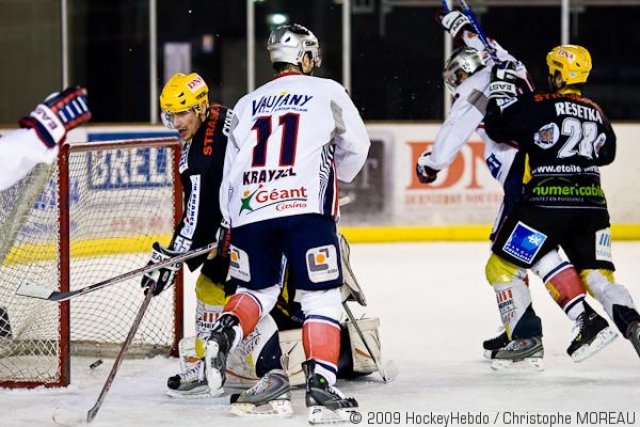 Photo hockey match Strasbourg  - Grenoble  le 06/03/2009