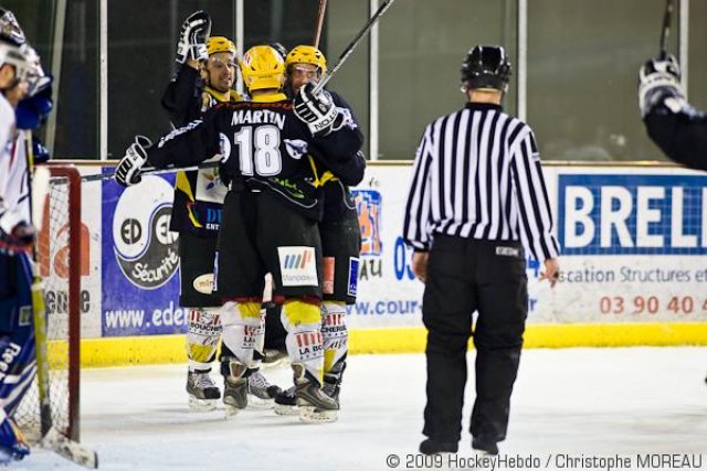 Photo hockey match Strasbourg  - Grenoble  le 06/03/2009