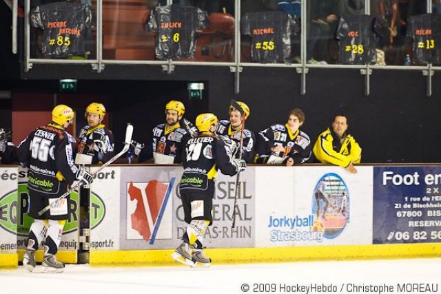 Photo hockey match Strasbourg  - Grenoble  le 06/03/2009