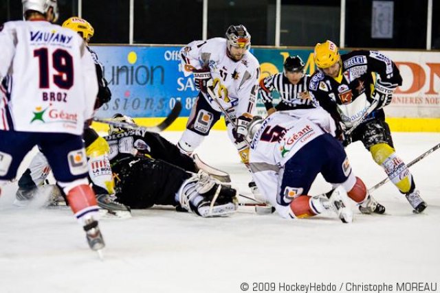 Photo hockey match Strasbourg  - Grenoble  le 06/03/2009