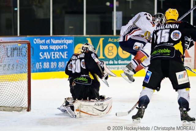 Photo hockey match Strasbourg  - Grenoble  le 06/03/2009