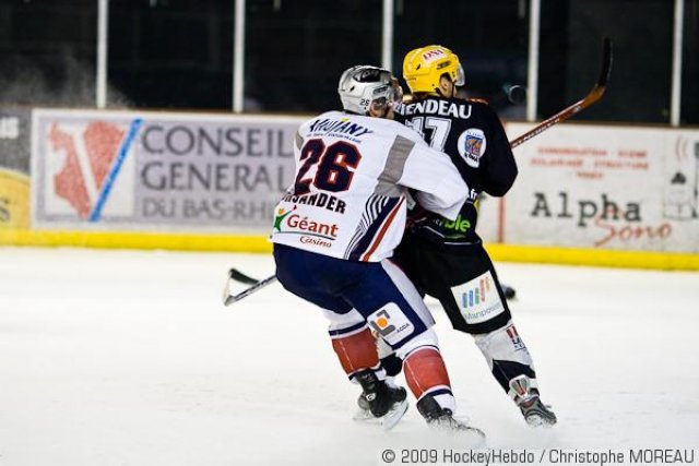 Photo hockey match Strasbourg  - Grenoble  le 06/03/2009