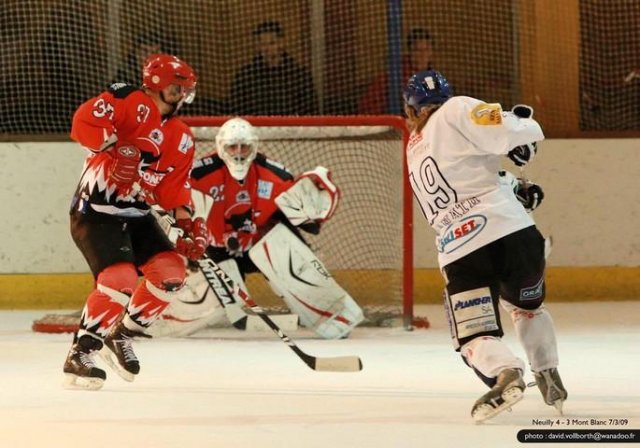 Photo hockey match Neuilly/Marne - Mont-Blanc le 06/03/2009