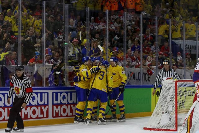 Photo hockey match Sweden - Czech Republic le 06/05/2018