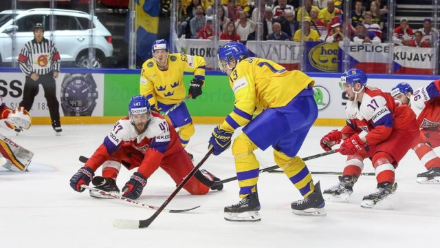 Photo hockey match Sweden - Czech Republic le 06/05/2018