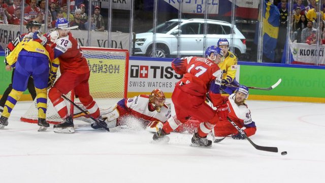 Photo hockey match Sweden - Czech Republic le 06/05/2018