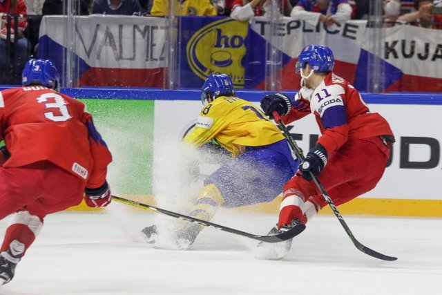 Photo hockey match Sweden - Czech Republic le 06/05/2018