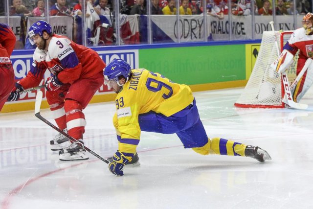 Photo hockey match Sweden - Czech Republic le 06/05/2018