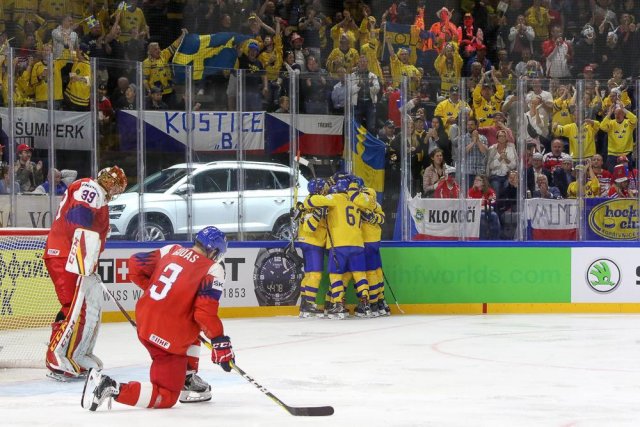 Photo hockey match Sweden - Czech Republic le 06/05/2018