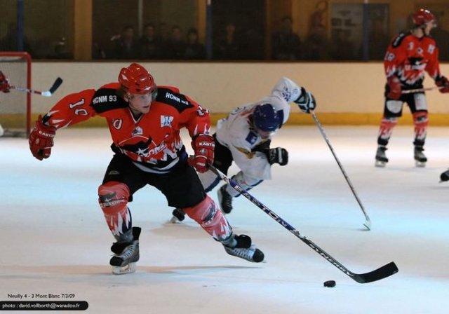 Photo hockey match Neuilly/Marne - Mont-Blanc le 06/03/2009