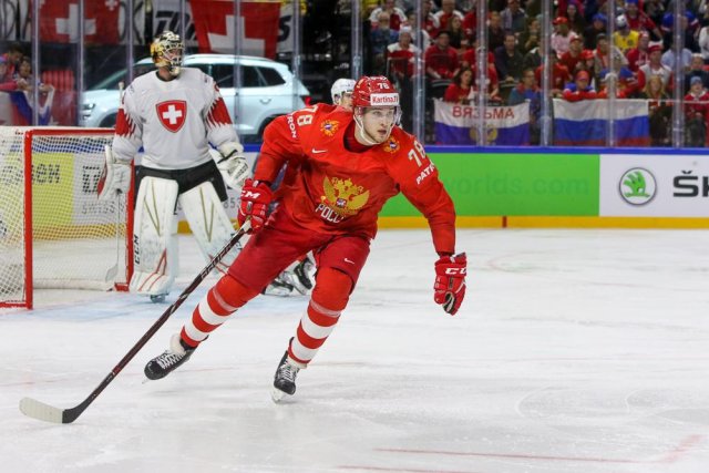 Photo hockey match Russia - Switzerland le 12/05/2018