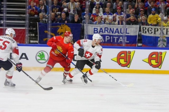 Photo hockey match Russia - Switzerland le 12/05/2018