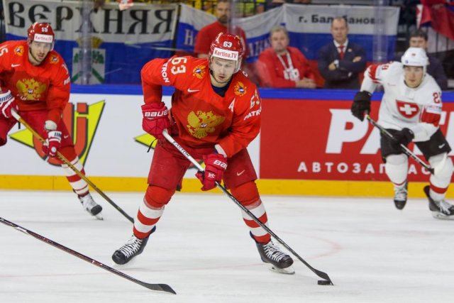 Photo hockey match Russia - Switzerland le 12/05/2018