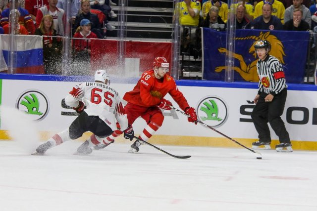 Photo hockey match Russia - Switzerland le 12/05/2018