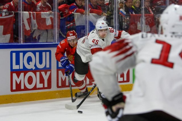 Photo hockey match Russia - Switzerland le 12/05/2018