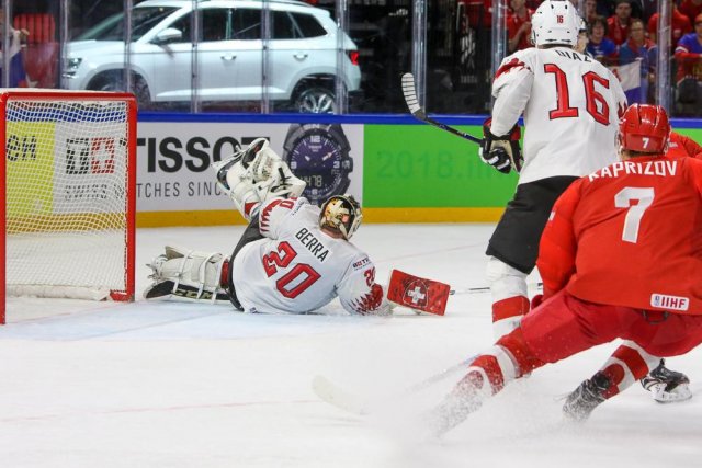 Photo hockey match Russia - Switzerland le 12/05/2018