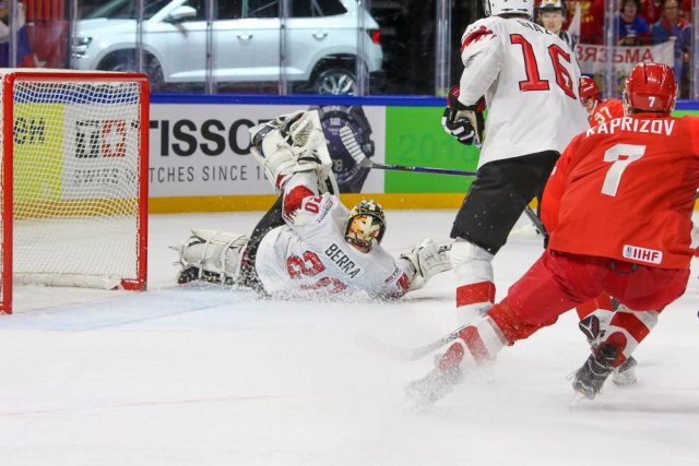 Photo hockey match Russia - Switzerland le 12/05/2018