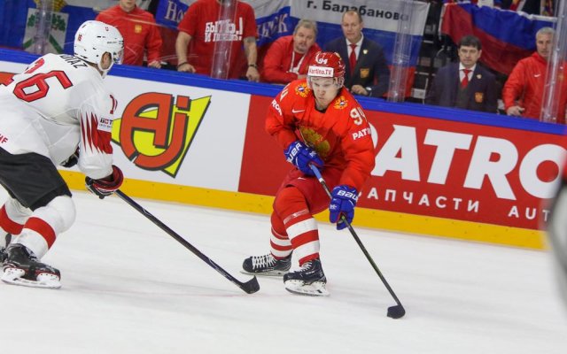 Photo hockey match Russia - Switzerland le 12/05/2018