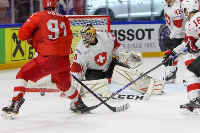 Photo hockey match Russia - Switzerland le 12/05/2018
