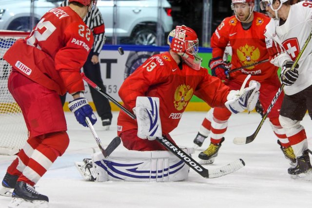 Photo hockey match Russia - Switzerland le 12/05/2018