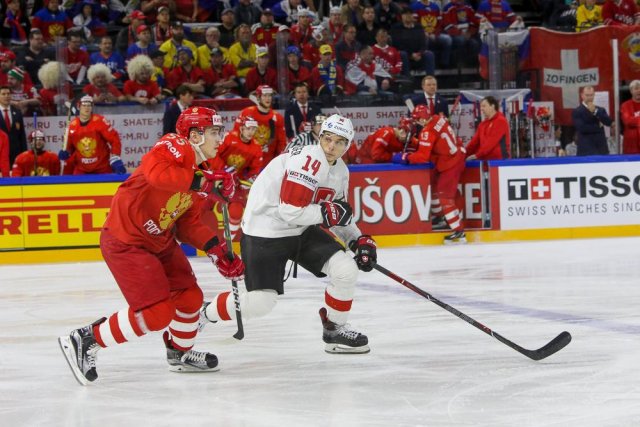 Photo hockey match Russia - Switzerland le 12/05/2018