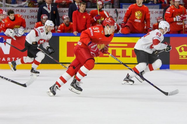 Photo hockey match Russia - Switzerland le 12/05/2018
