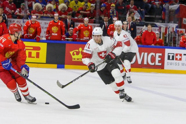 Photo hockey match Russia - Switzerland le 12/05/2018