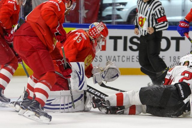 Photo hockey match Russia - Switzerland le 12/05/2018