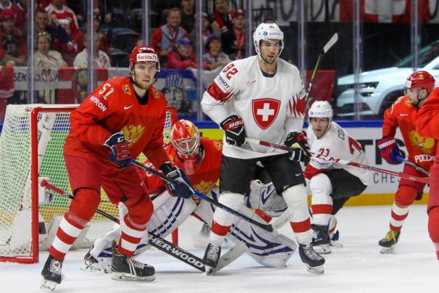 Photo hockey match Russia - Switzerland le 12/05/2018