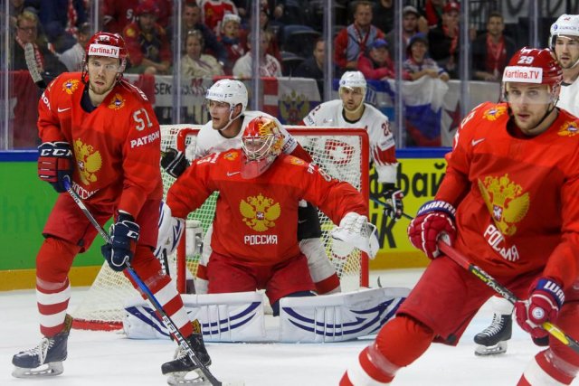 Photo hockey match Russia - Switzerland le 12/05/2018