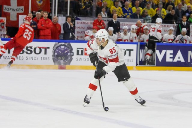 Photo hockey match Russia - Switzerland le 12/05/2018