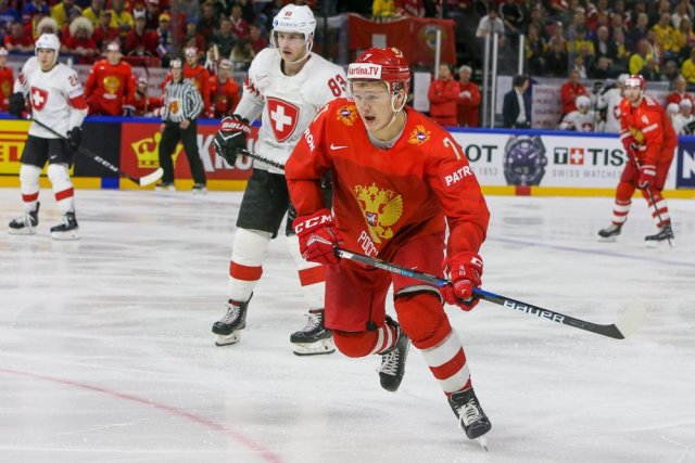Photo hockey match Russia - Switzerland le 12/05/2018