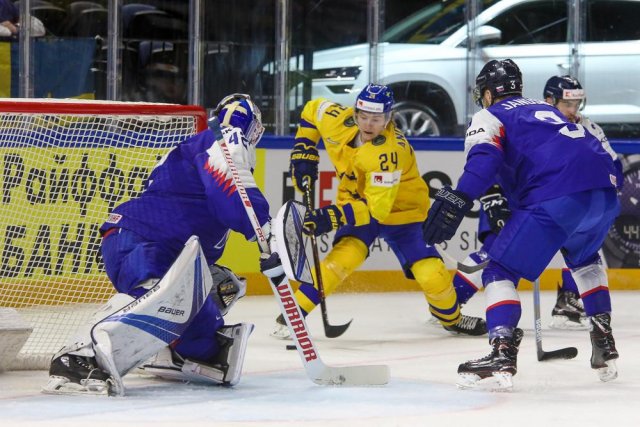 Photo hockey match Slovakia - Sweden le 12/05/2018
