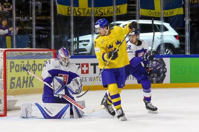 Photo hockey match Slovakia - Sweden le 12/05/2018