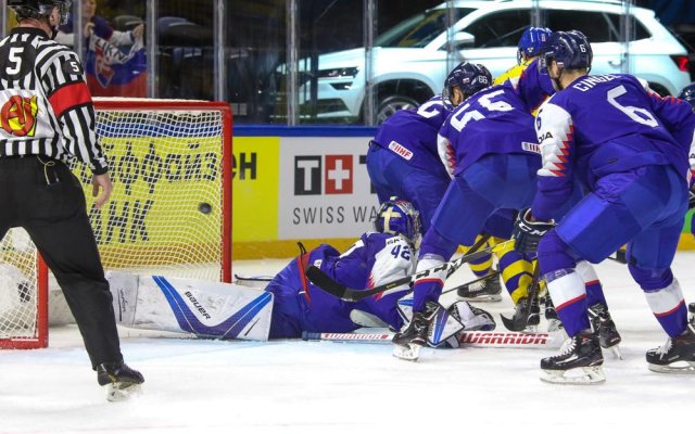 Photo hockey match Slovakia - Sweden le 12/05/2018