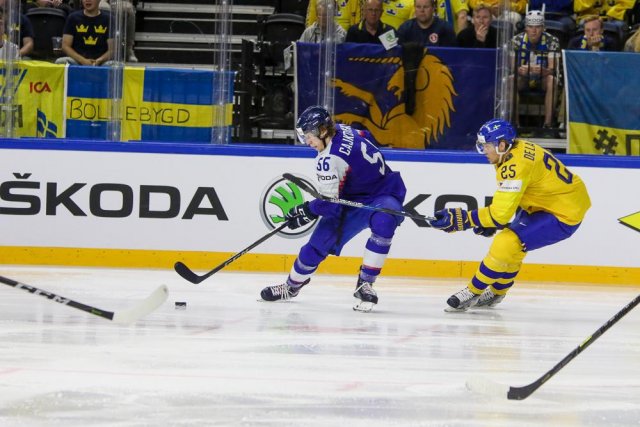 Photo hockey match Slovakia - Sweden le 12/05/2018