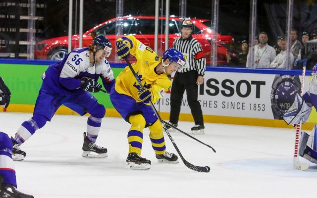 Photo hockey match Slovakia - Sweden le 12/05/2018