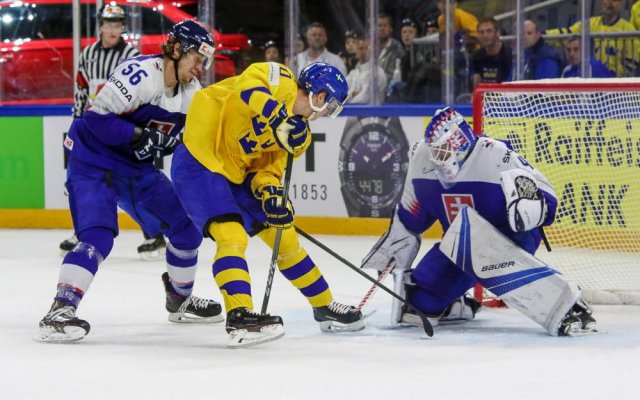 Photo hockey match Slovakia - Sweden le 12/05/2018